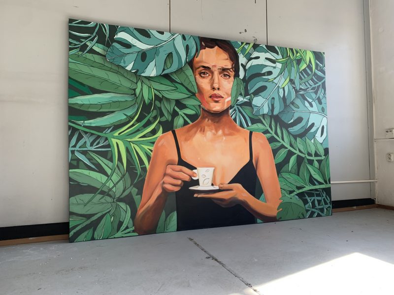 Obrazy a portréty od Rivus: Kavárna Roudnice, realizováno 06/2022