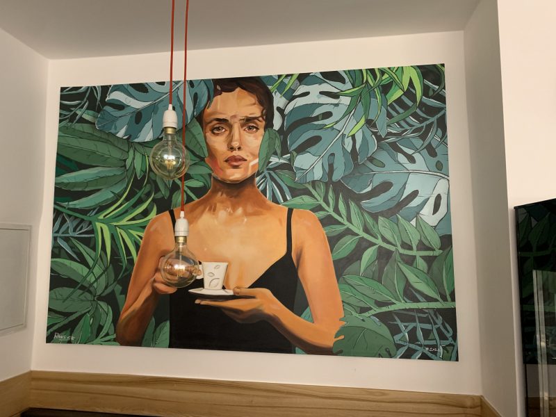 Obrazy a portréty od Rivus: Kavárna Roudnice, realizováno 06/2022