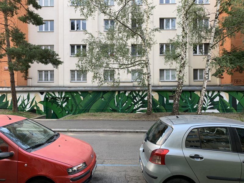 #MURAL A STREET ART Zeleň pro Prahu 10. Realizováno: RIVUS, 07/2022