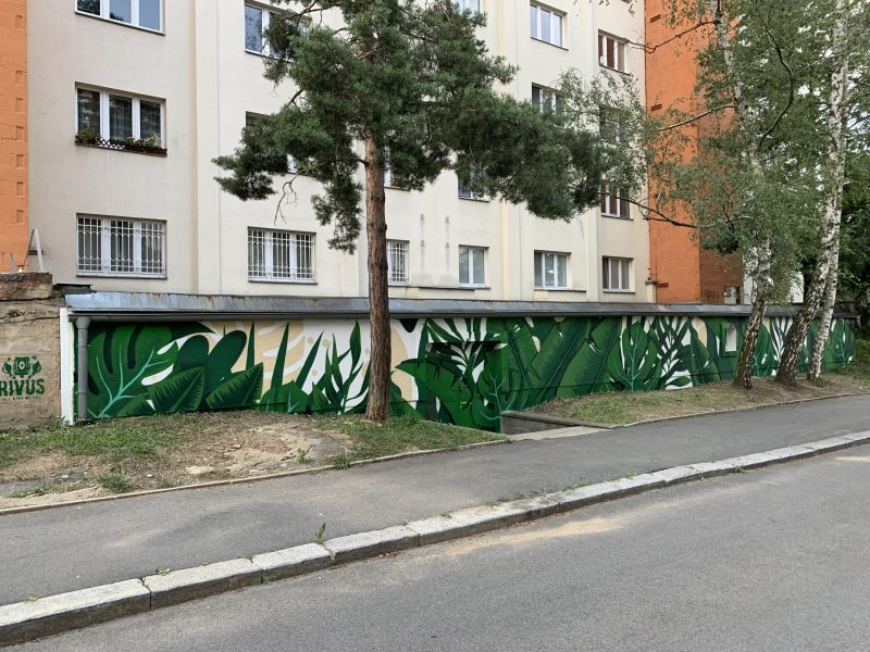 #MURAL A STREET ART Zeleň pro Prahu 10. Realizace: RIVUS, 07/2022